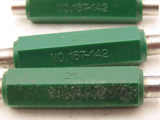 Mitutoyo 167-142 Micrometer Calibration Standard 2" Bar  Lot of 3