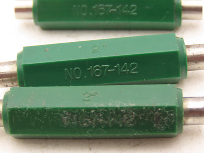 Mitutoyo 167-142 Micrometer Calibration Standard 2" Bar  Lot of 3