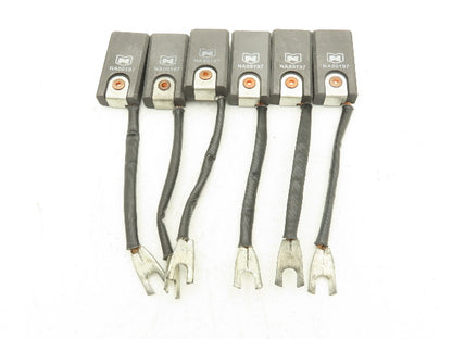 National NA00107 DC Motor Carbon Brush 1/2"x 1"Wx 1.90"L  Lot of 6
