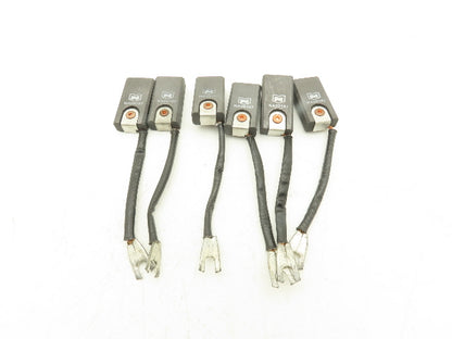 National NA00107 DC Motor Carbon Brush 1/2"x 1"Wx 1.90"L  Lot of 6