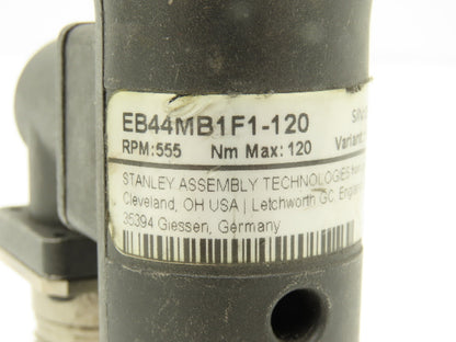 Stanley EB44MB1F1-120 Inline Nutrunner 1/2" Sq Drive *Parts or Repair*