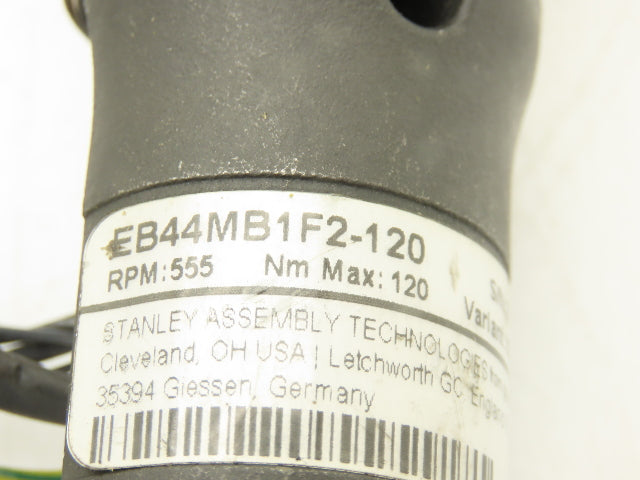Stanley EB44MB1F2-120 Inline Nutrunner 1/2" Sq Drive *Parts or Repair*