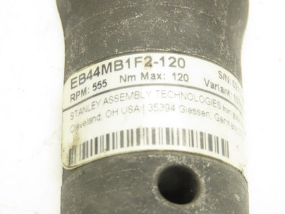Stanley EB44MB1F2-120 Inline Nutrunner 1/2" Sq Drive *Parts or Repair*