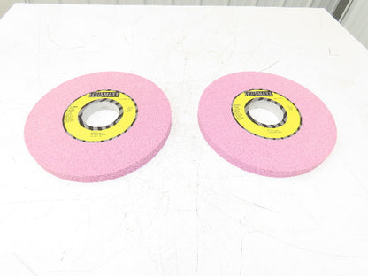 TRU-MAXX 06292015 Surface Grinding Wheel 12"Dia 1"Thick 3"Arbor 46 Grit Lot of 2