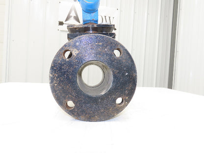 American Valve Flanged Full Port Ball Valve 3" Cast W/Lever 125S 200WOG Ser 4000