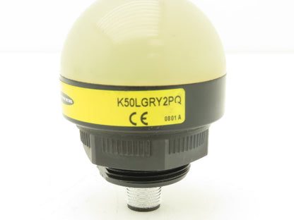 Banner K50LGRY2PQ EZ-LIGHT K50 Core 50mm LED Indicator 18-30VDC  IP67 Lot of 7