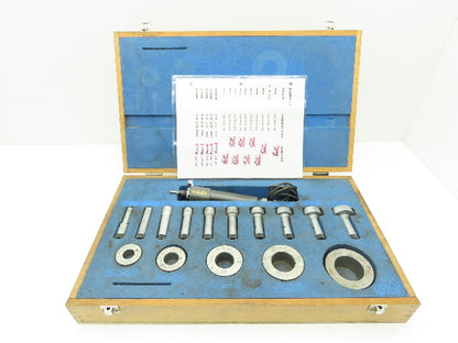 Fowler 54-555-200 Superbore 3pt Bore Gage Heads 15-50mm .590-1.968" Set of 10