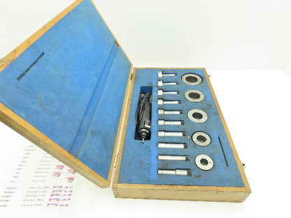 Fowler 54-555-200 Superbore 3pt Bore Gage Heads 15-50mm .590-1.968" Set of 10