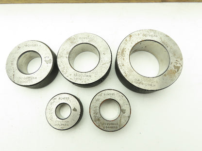 Fowler 54-555-200 Superbore 3pt Bore Gage Heads 15-50mm .590-1.968" Set of 10