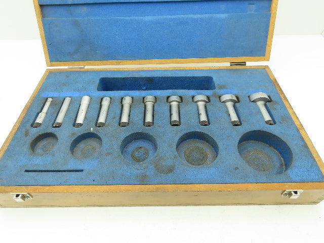 Fowler 54-555-200 Superbore 3pt Bore Gage Heads 15-50mm .590-1.968" Set of 10