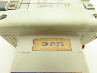 SMC EX250-SDN1 12-Station DeviceNet Manifold 8 Solenoid Valves 24VDC