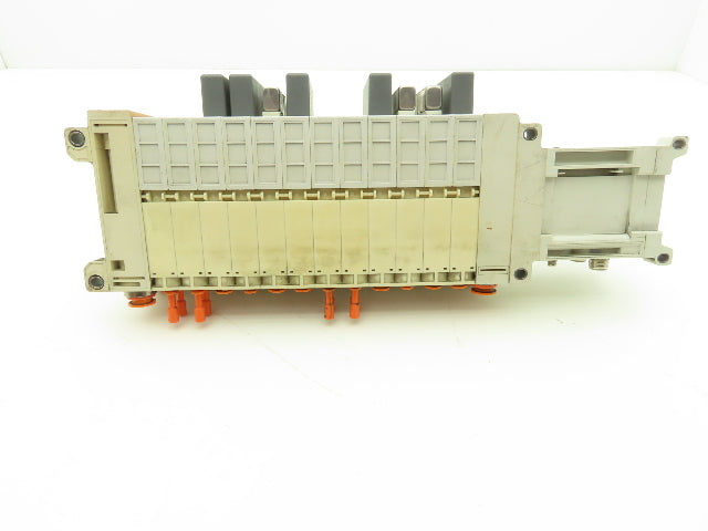 SMC EX250-SDN1 12-Station DeviceNet Manifold 8 Solenoid Valves 24VDC