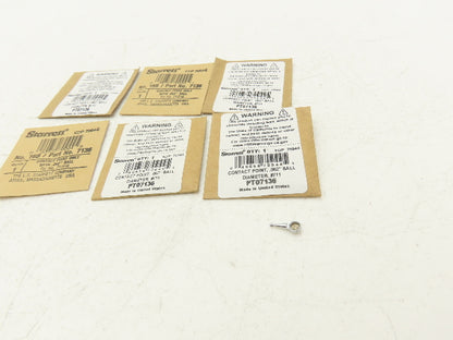 Starrett 7136 16B 711 Dial Indicator Contact Point Tip .062" Ball End  Lot of 6