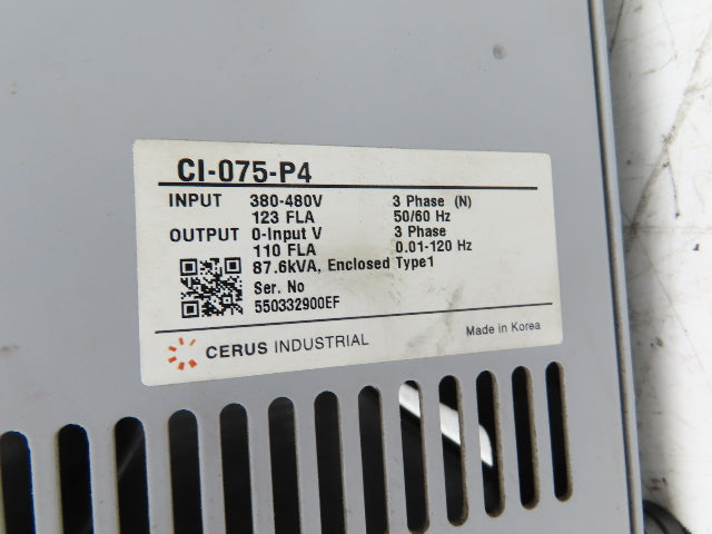 Franklin Cerus VFD AC Drive 87.6kw 100Hp 380-480V 3PH 120Hz
