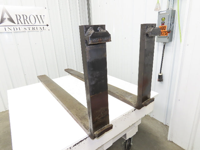 MSI 311500-3-1 4.75X60" Class 3 Steel Forklift Forks 20" Carriage 1-Pair READ