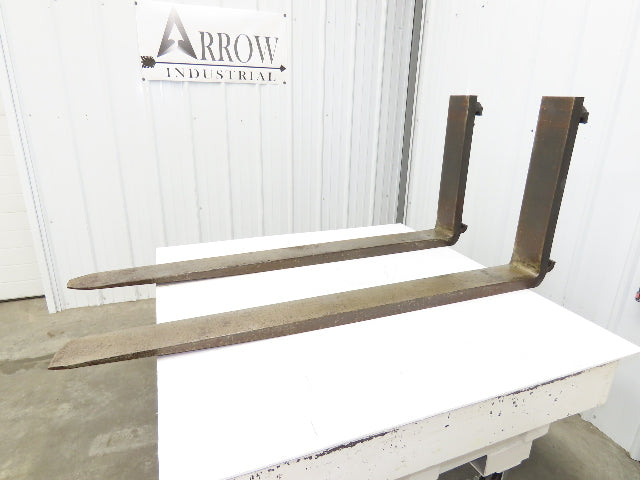 MSI 311500-3-1 4.75X60" Class 3 Steel Forklift Forks 20" Carriage 1-Pair READ