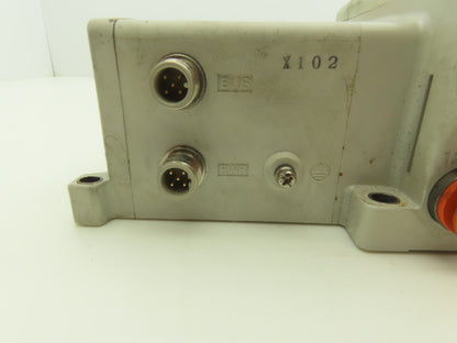 SMC EX250-SDN1 12-Station DeviceNet Manifold 8 Solenoid Valves 24VDC