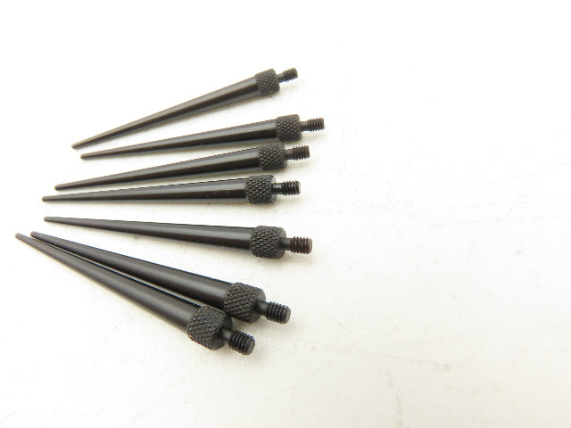 Starrett PT06632-14 Indicator Contact Point Tapered Tip 1/16"x 2" Lot of 7