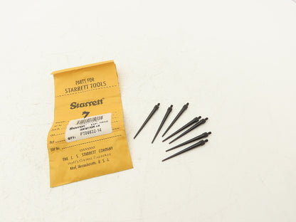 Starrett PT06632-14 Indicator Contact Point Tapered Tip 1/16"x 2" Lot of 7