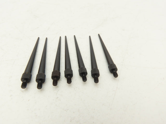 Starrett PT06632-14 Indicator Contact Point Tapered Tip 1/16"x 2" Lot of 7