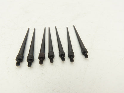 Starrett PT06632-14 Indicator Contact Point Tapered Tip 1/16"x 2" Lot of 7