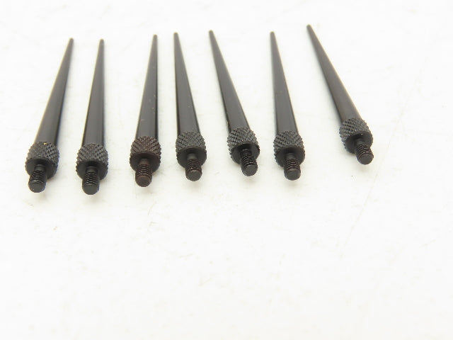 Starrett PT06632-14 Indicator Contact Point Tapered Tip 1/16"x 2" Lot of 7