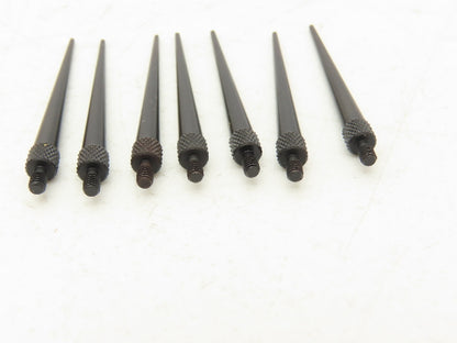 Starrett PT06632-14 Indicator Contact Point Tapered Tip 1/16"x 2" Lot of 7