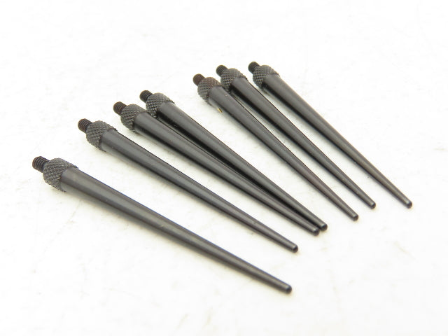 Starrett PT06632-14 Indicator Contact Point Tapered Tip 1/16"x 2" Lot of 7
