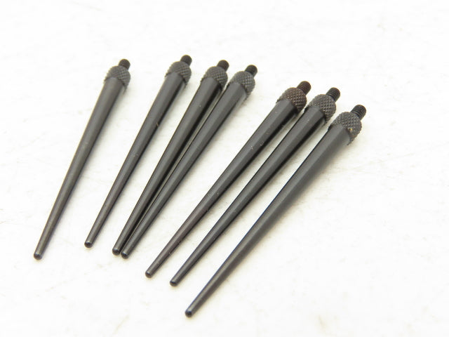 Starrett PT06632-14 Indicator Contact Point Tapered Tip 1/16"x 2" Lot of 7
