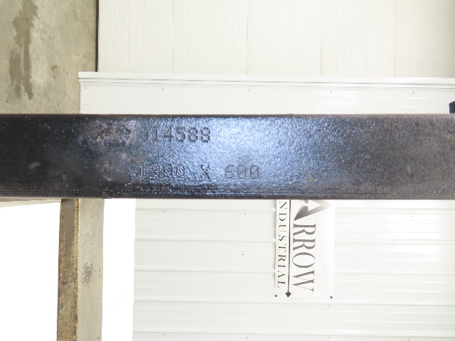Cascade 7200034 5X60" Class 3 Steel Forklift Forks 20" Carriage 1-Pair 1900X600