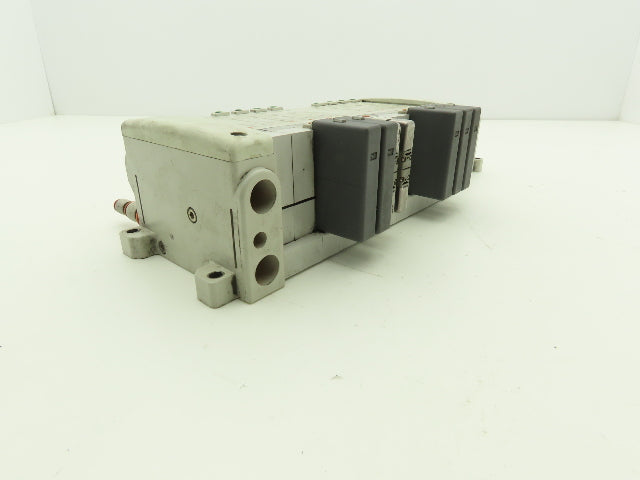 SMC EX250-SDN1 12-Station DeviceNet Manifold 8 Solenoid Valves 24VDC