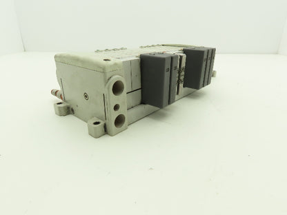 SMC EX250-SDN1 12-Station DeviceNet Manifold 8 Solenoid Valves 24VDC