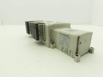 SMC EX250-SDN1 12-Station DeviceNet Manifold 8 Solenoid Valves 24VDC