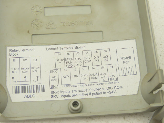 Allen Bradley 22A-A8P0N114 PowerFlex 4 Variable AC Drive VFD 2Hp 240V 1PH Input