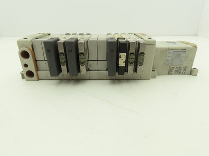 SMC EX250-SDN1 12-Station DeviceNet Manifold 8 Solenoid Valves 24VDC