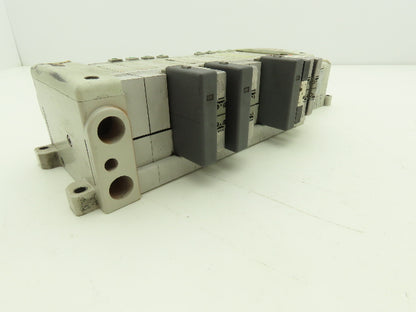 SMC EX250-SDN1 12-Station DeviceNet Manifold 8 Solenoid Valves 24VDC