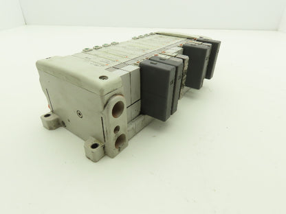 SMC EX250-SDN1 12-Station DeviceNet Manifold 8 Solenoid Valves 24VDC