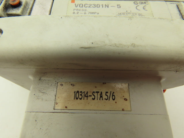 SMC EX250-SDN1 12-Station DeviceNet Manifold 8 Solenoid Valves 24VDC