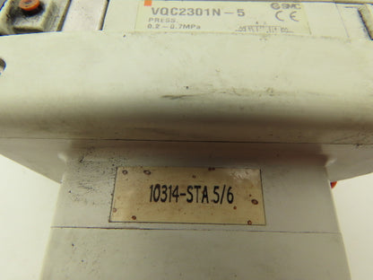 SMC EX250-SDN1 12-Station DeviceNet Manifold 8 Solenoid Valves 24VDC