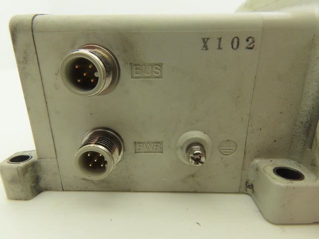 SMC EX250-SDN1 12-Station DeviceNet Manifold 8 Solenoid Valves 24VDC