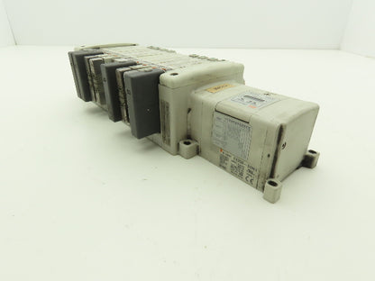 SMC EX250-SDN1 12-Station DeviceNet Manifold 8 Solenoid Valves 24VDC