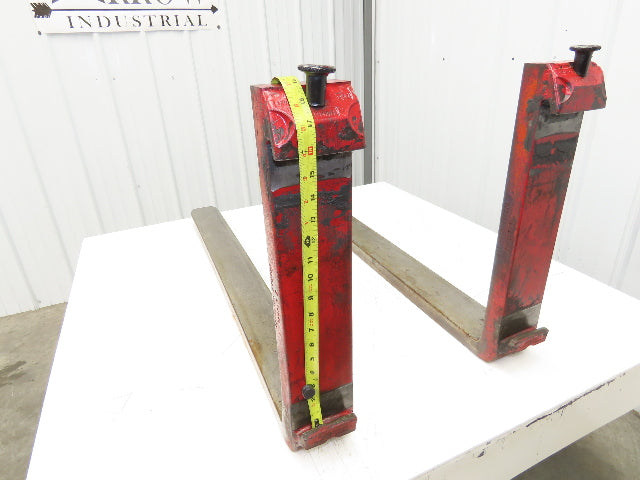 Kenhar 384213 2 4x42" Class 2 Steel Forklift Forks 16" Carriage 1-Pair 1250X500