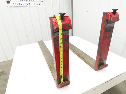 Kenhar 384213 2 4x42" Class 2 Steel Forklift Forks 16" Carriage 1-Pair 1250X500