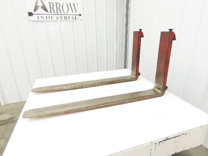Kenhar 384213 2 4x42" Class 2 Steel Forklift Forks 16" Carriage 1-Pair 1250X500