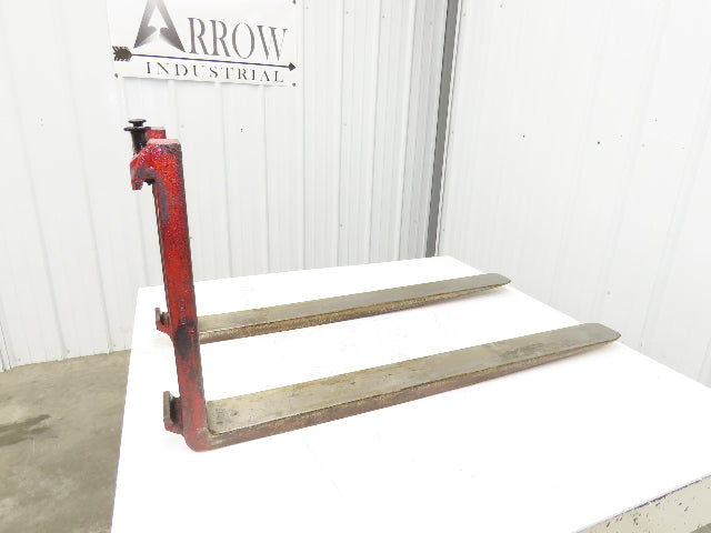 Kenhar 384213 2 4x42" Class 2 Steel Forklift Forks 16" Carriage 1-Pair 1250X500