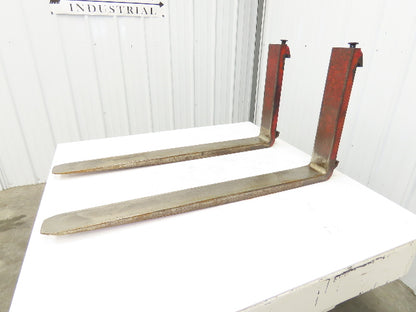 Kenhar 384213 2 4x42" Class 2 Steel Forklift Forks 16" Carriage 1-Pair 1250X500