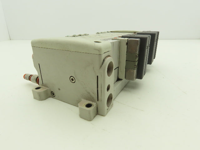 SMC EX250-SDN1 12-Station DeviceNet Manifold 8 Solenoid Valves 24VDC