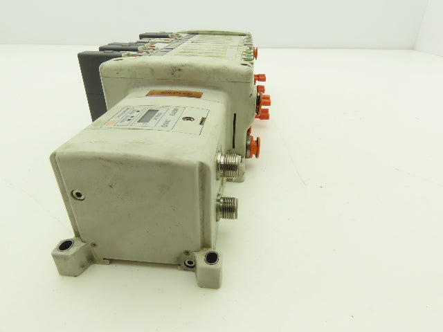 SMC EX250-SDN1 12-Station DeviceNet Manifold 8 Solenoid Valves 24VDC