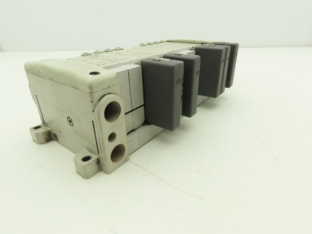 SMC EX250-SDN1 12-Station DeviceNet Manifold 8 Solenoid Valves 24VDC