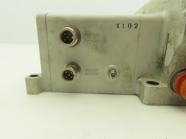SMC EX250-SDN1 12-Station DeviceNet Manifold 8 Solenoid Valves 24VDC